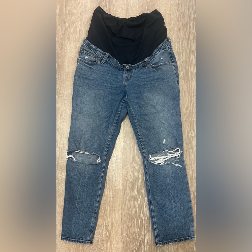 Abercrombie & Fitch The Ankle Straight Maternity Jeans